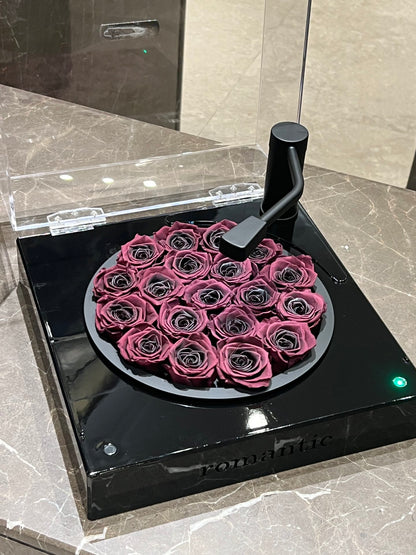 Creative Preserved Rose Arrangement — "Plum Sauce" Edition — A Perfect Gift for Proposals and Birthday Surprises