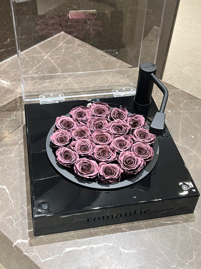 Creative Preserved Rose Arrangement — "Plum Sauce" Edition — A Perfect Gift for Proposals and Birthday Surprises
