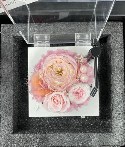 Preserved Rose Creative Art Gift Box with Premium Bluetooth Speaker — Mother's Day Gift, Birthday Present, or Special Keepsake