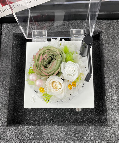 Preserved Rose Creative Art Gift Box with Premium Bluetooth Speaker — Mother's Day Gift, Birthday Present, or Special Keepsake