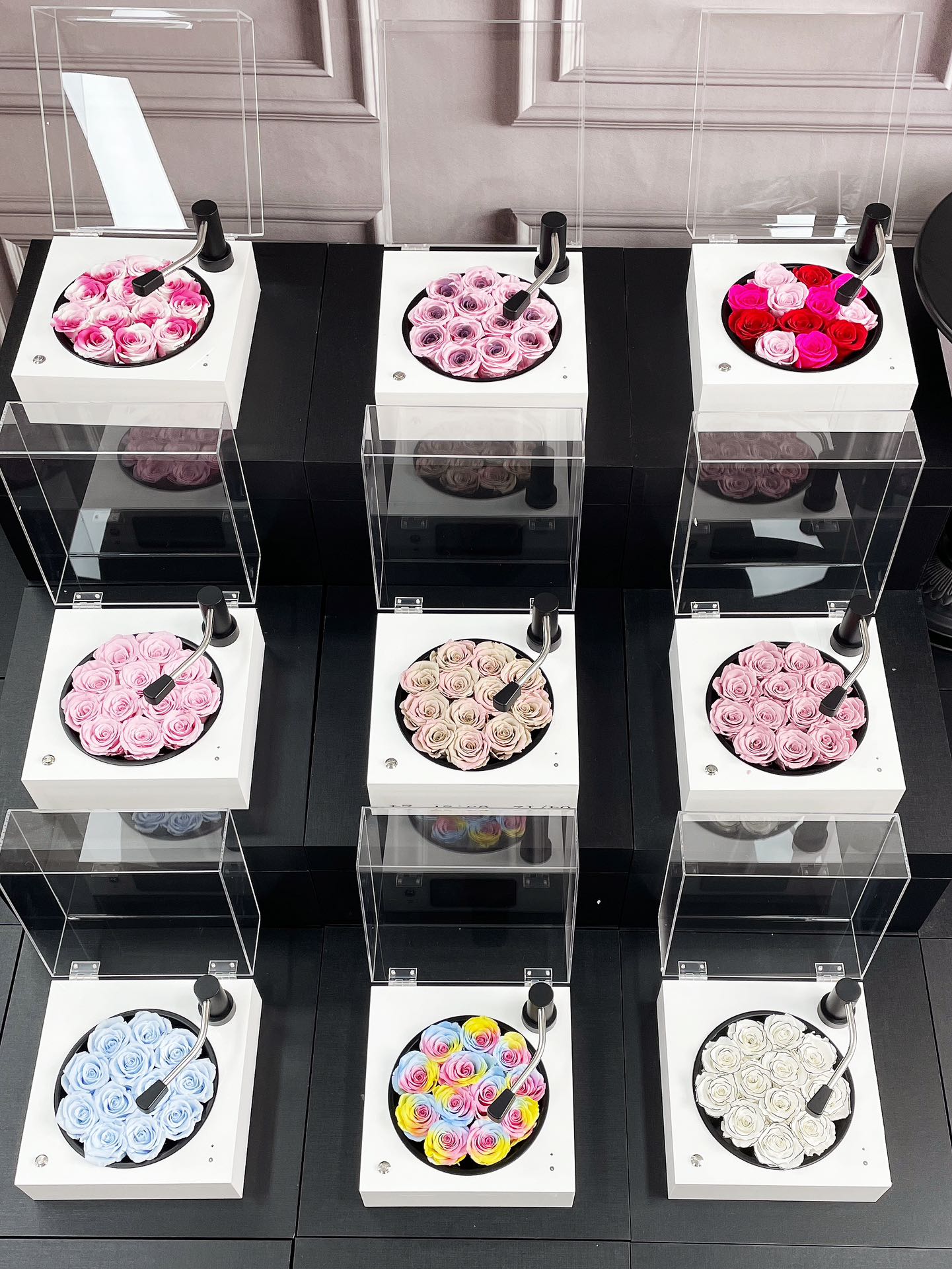 Bluetooth Speaker with Real Eternal Rose - 3 Years Warranty Luxury Romantic Gift Anniversary Gift, Luxury Gift.