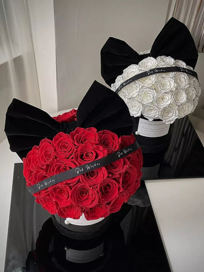 A Preserved Rose Gift Box or Floral Bucket—A delightful surprise gift for your girlfriend on Valentine's Day or her birthday.