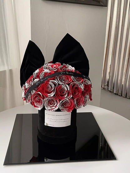 A Preserved Rose Gift Box or Floral Bucket—A delightful surprise gift for your girlfriend on Valentine's Day or her birthday.