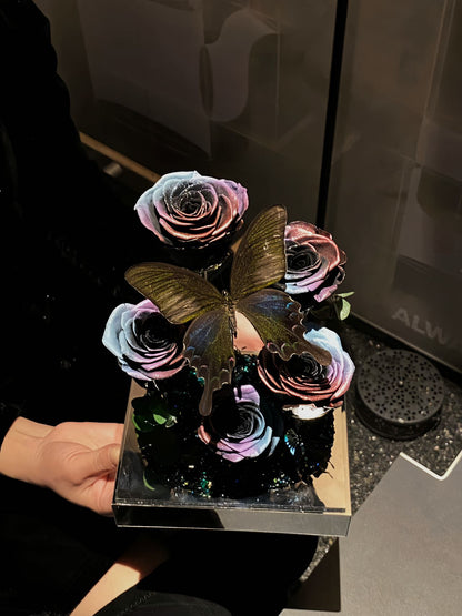 Preserved Rose Acrylic Art Gift Box — A Creative Valentine's Day, Birthday, or Surprise Gift