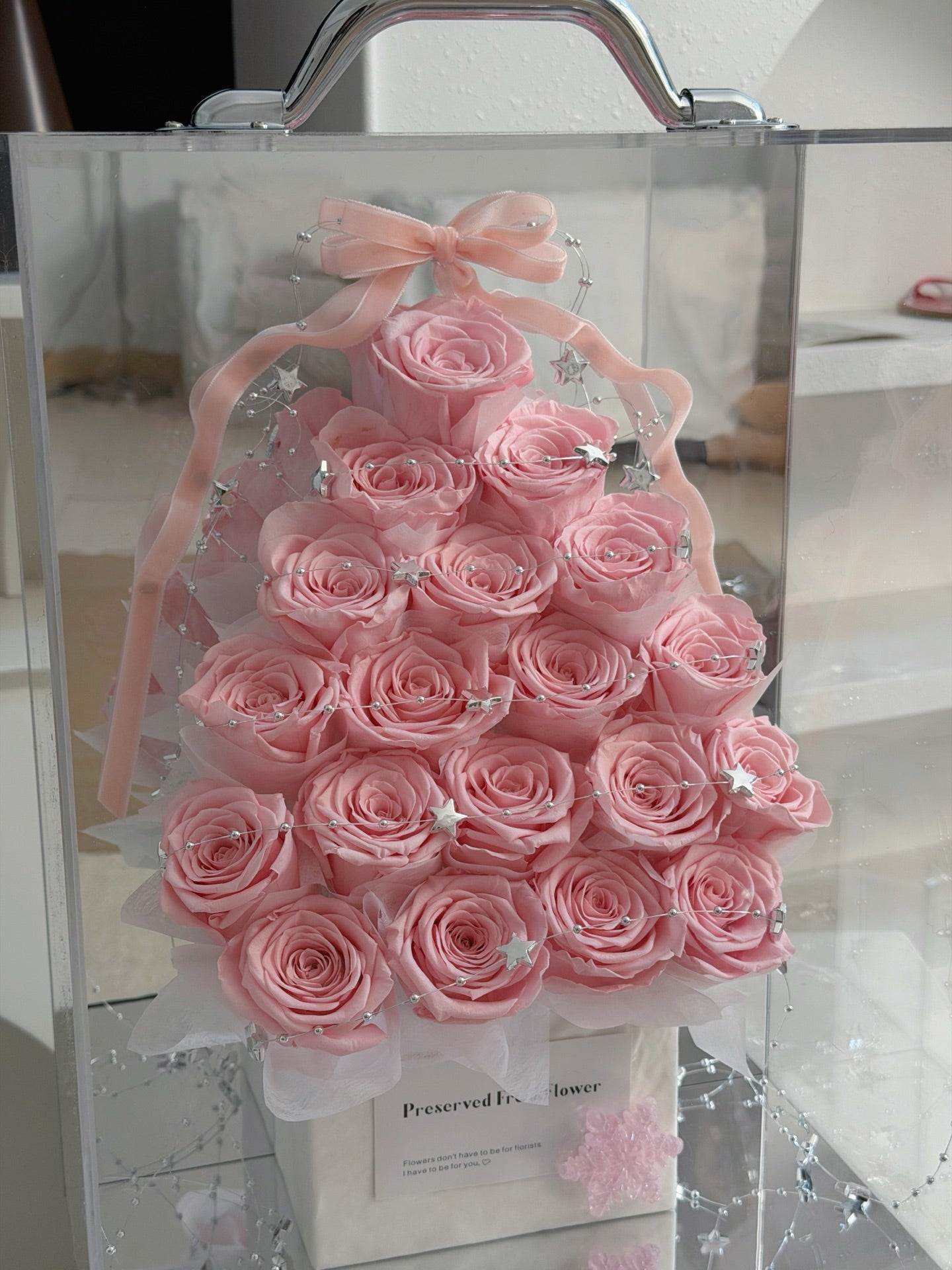 Preserved Flower Surprise Gift Box – Individually Packaged Rose Bouquet – Ideal for Holidays, Anniversaries, and Birthdays