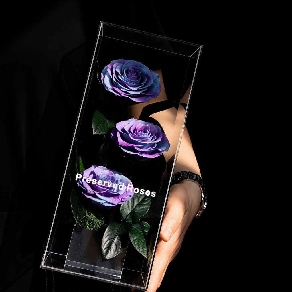 Festival Gift Box — Preserved Rose & Acrylic Ornament | Birthday Gift, Festive Blessing, or Proposal Gift