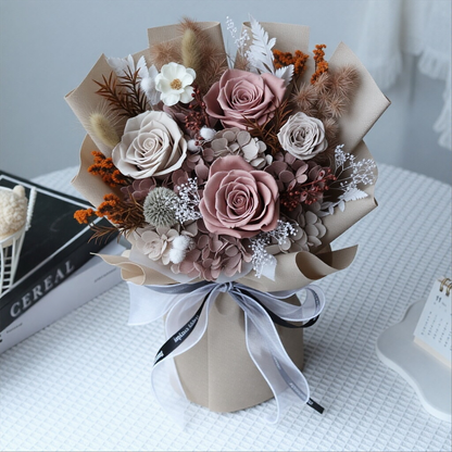 Preserved Rose Bouquet | Exquisite Floral Gift — An Ideal Choice for Teachers' Day, Valentine's Day, and All Occasions