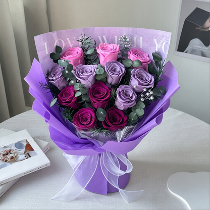 Preserved Flower Bouquet Gifts: Teacher's Day Bouquets, Birthday Presents, Festive Gifts, and Valentine's Day Surprise Boxes