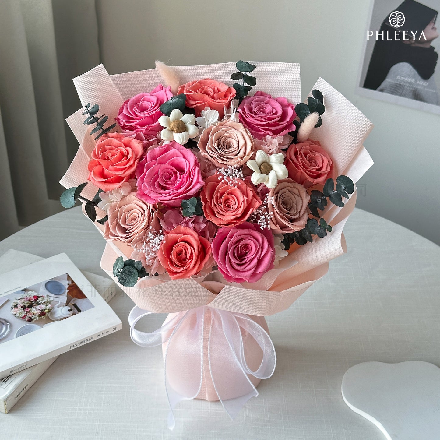 Eternal Roses - Teacher's Day Bouquet, Qixi Festival Gift, Preserved Flowers, High-End Preserved Flowers for Valentine's Day