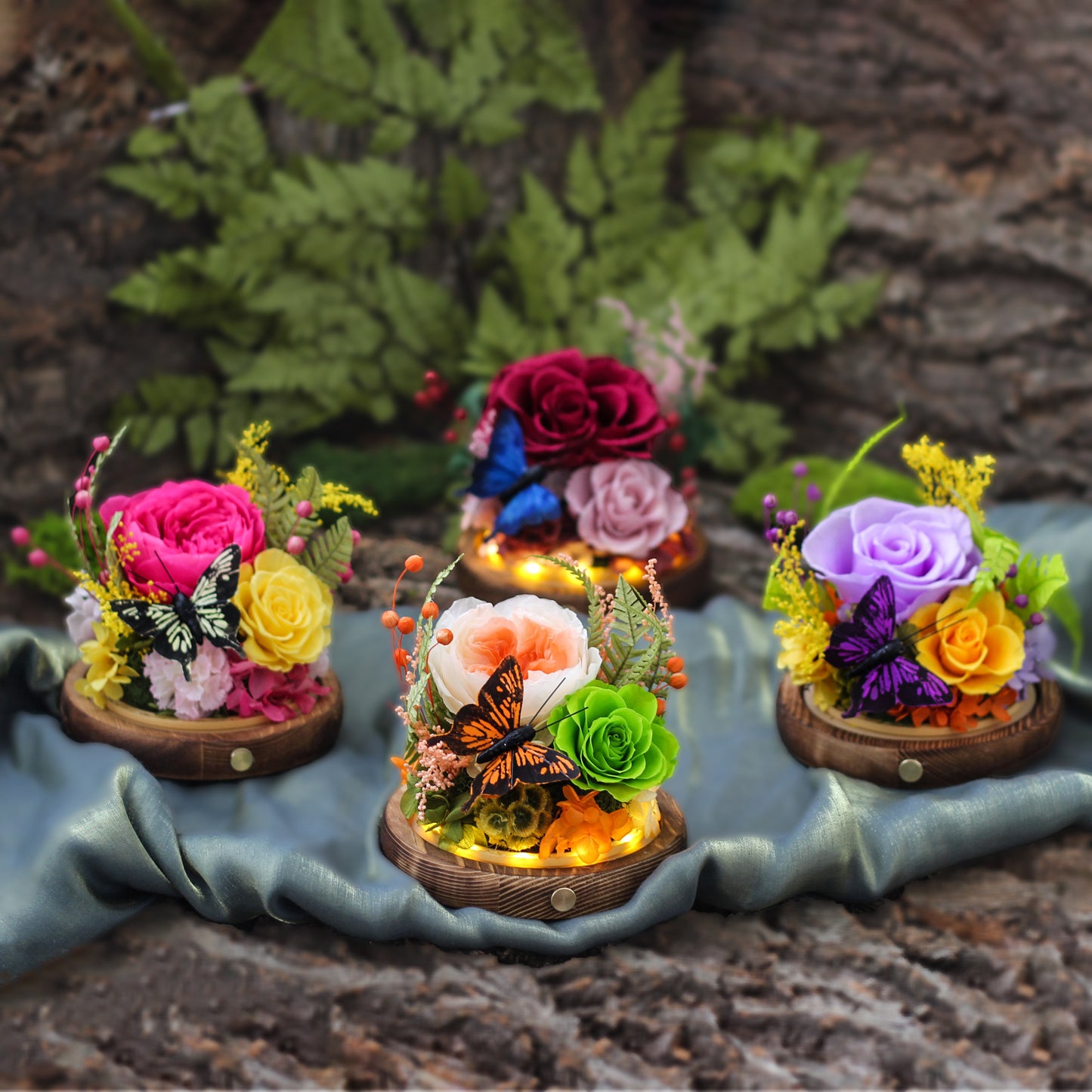 Glass-Domed Preserved Rose — The perfect Mother's Day gift for Mom, and a cherished keepsake for a dear friend. A Creative Preserved Rose Gift Box.