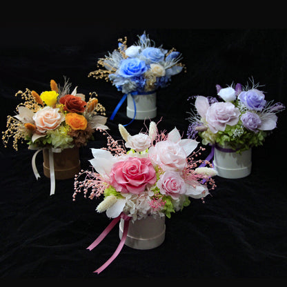 Preserved Flower Creative Gift Boxes & Artistic Ornaments, and Preserved Rose Baskets — Gifts for Valentine's Day, Birthdays, and Mother's Day
