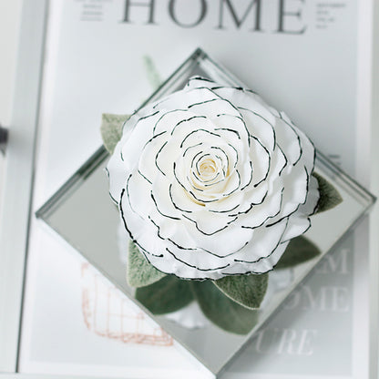 Eternal Rose — Finished Acrylic-Encased Giant Real Rose — Valentine's Day Gift for Your Girlfriend