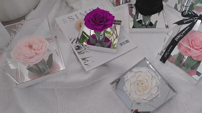 Eternal Rose — Finished Acrylic-Encased Giant Real Rose — Valentine's Day Gift for Your Girlfriend
