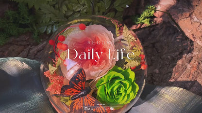 Glass-Domed Preserved Rose — The perfect Mother's Day gift for Mom, and a cherished keepsake for a dear friend. A Creative Preserved Rose Gift Box.
